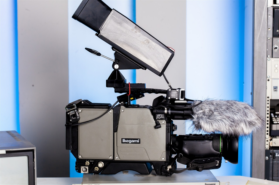 IKEGAMI HL-43 studio video camera. 
Taking full advantage of 2/3